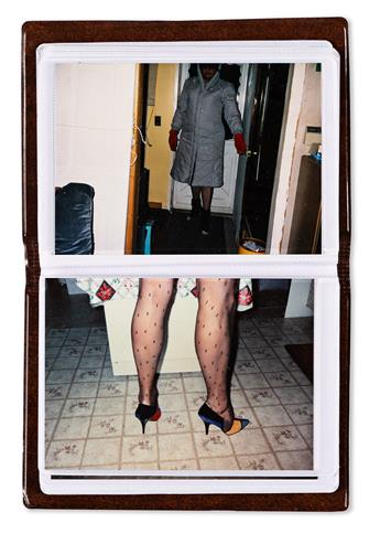 (DRESS TO IMPRESS) A collection of about 998 photographs, mainly Polaroids, documenting an individual cross-dressing over roughly three